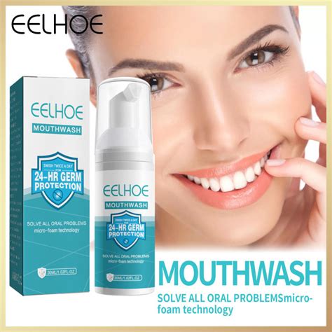 Eelhoe Tooth Cleaning Mousse Toothpaste Mouthwash Fresh Breath Tooth