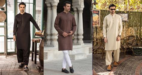 Latest Men Summer Kurta Shalwar Designs 2 StylesGap