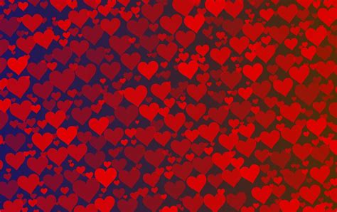 Valentine's day red Seamless hearts background 18838396 Vector Art at ...