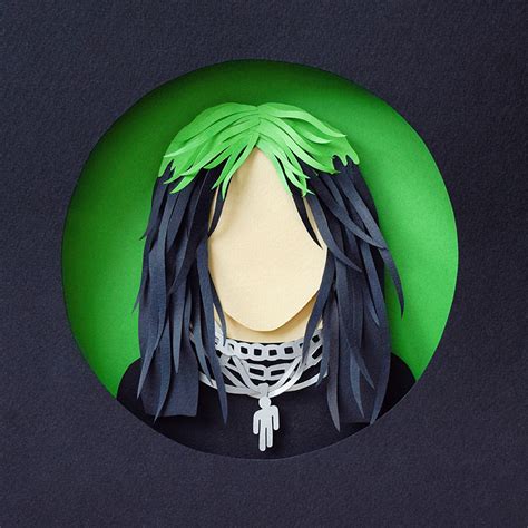 Billie Eilish Paper Art Behance