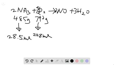 Solved An Intermediate Step In The Production Of Nitric Acid Numerade