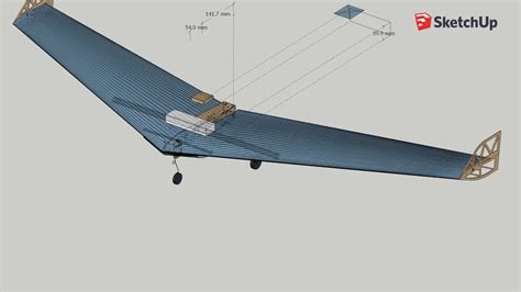 Flying Wing NACA Airfoil | 3D Warehouse