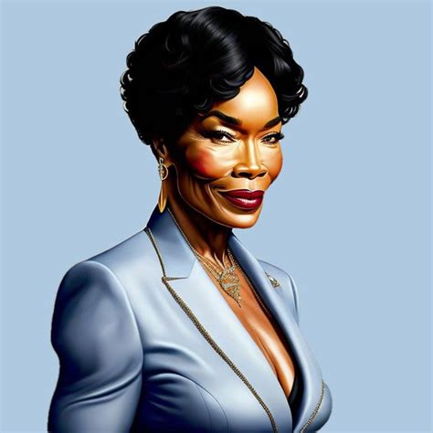 Angela Bassett Caricature Bob Smerecki Art Flickr