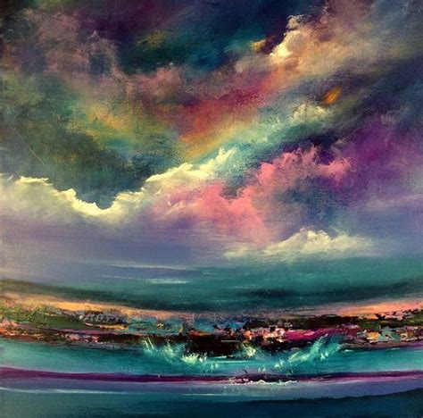 Pin By Danieli On Arte Abstract Landscape Landscape Paintings