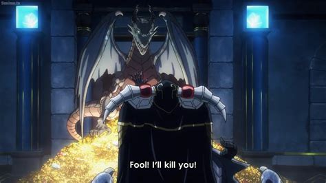 Lord Ainz Vs Dragon King Youtube