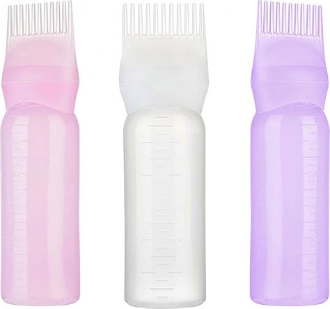 Nogis Root Comb Applicator Bottle 6 Oz Hair Color Applicator Brush