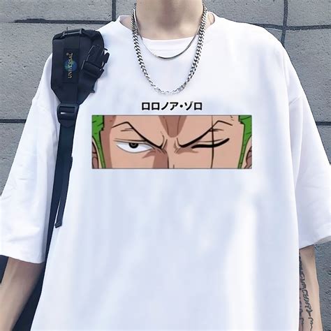 Camiseta Anime One Piece Ronronoa Zoro Unissex Shopee Brasil