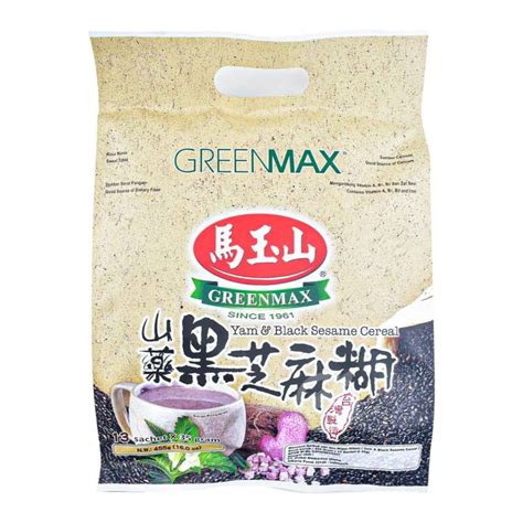 Greenmax Yam Black Sesame Cereal Gr Lazada Indonesia