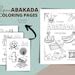 Filipino Abakada Coloring Pages Printable Pdf Filipino Abc Coloring