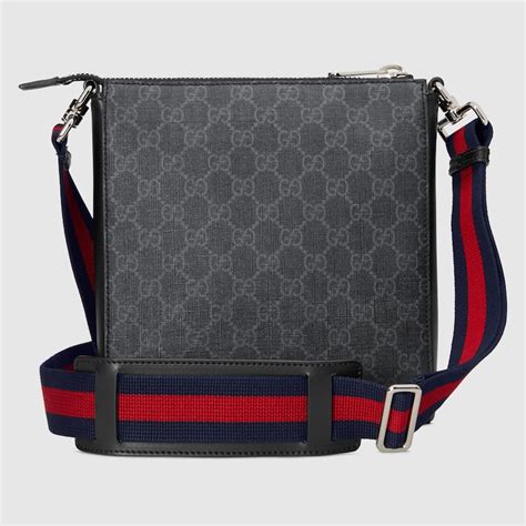 Gg Supreme Black Small Messenger Bag Gucci® Us