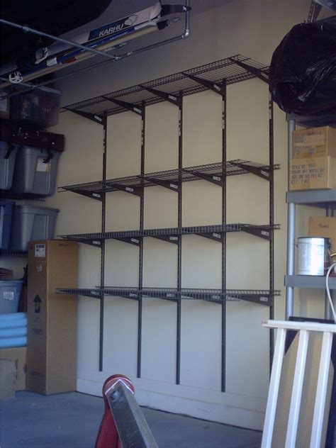 Metal Hanging Shelves For Garage | Garage storage solutions, Diy garage ...