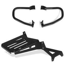 Set Rear Luggage Rack For Indian Scout Sixty Craftride Black