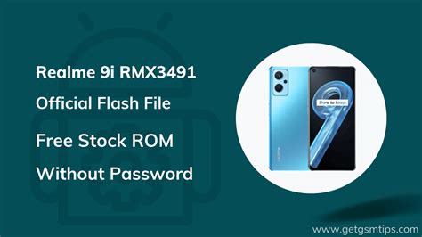 Realme 9i RMX3491 Firmware Flash File Stock ROM