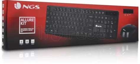 Pack En Clavier Souris Sans Fil Ngs Allure Noir Pour