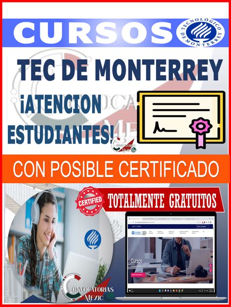 ≫ Estos son los Cursos Tec de Monterrey 2023-2024 que ofrecen a sus ...