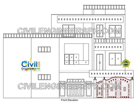 New 12 Marla House Design - Civil Engineers PK