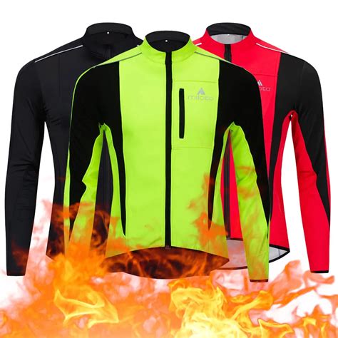 waterproof cycling jacket winter men mountain bike clothing thermal