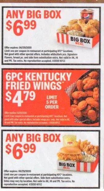 Kfc Coupon Codes Off For September Free Printable Coupons