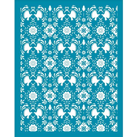 Amazon Olycraft X Inch Mexican Pattern Clay Stencils Flower