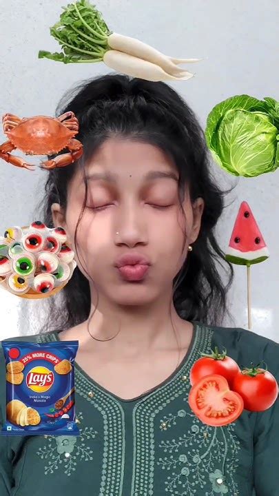 Random Challenge 🦀👁️🍉🍅🌶️ Funny Challenge Shortsfeed Youtube