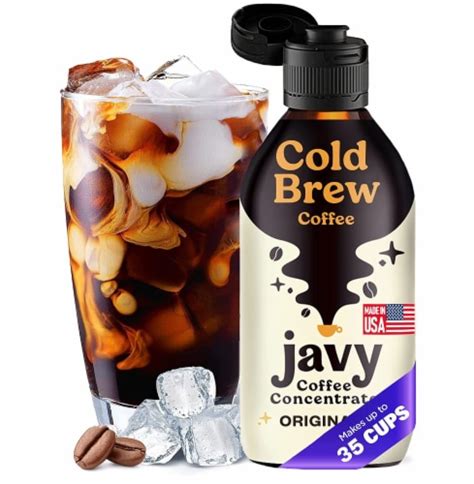 Javy Original Cold Brew Coffee Concentrate 30 Cups Instant Coffee Hot Or Cold Brew Beverage 6