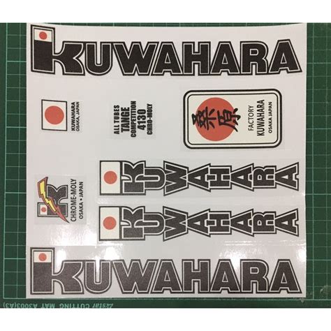 Kuwahara Bmx Decal Set Reproduction Shopee Malaysia