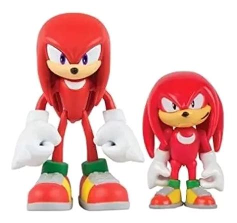 2 Bonecos Sonic The Hedgehog Knuckles The Echidna Tomy Sega MercadoLivre