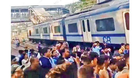 Mumbai Triggered By Tardy Train Commuters Take To Tracks At Titwala