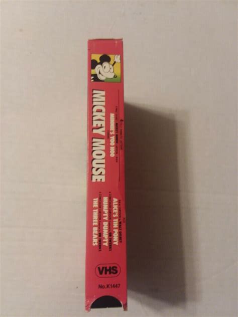 Disney Minnie S Yoo Hoo Starring Mickey Mouse Vhs Ebay