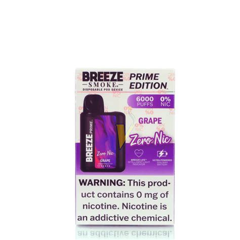 Breeze Prime Disposable Vape 6000 Puffs Lighter Usa