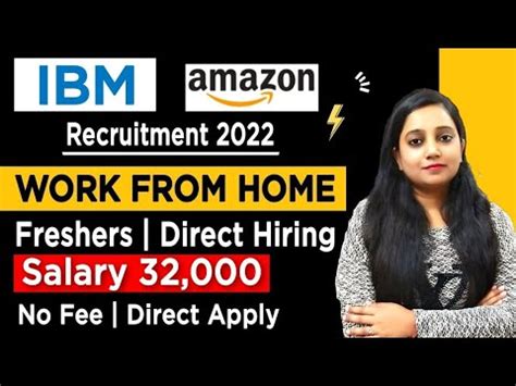 Amazon Recruitment Ibm Recruitment Work From Home Jobs