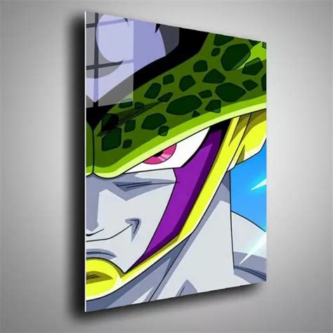 Cuadro Metalico Saga Cell Dragon Ball Series Arte 40x60cm Meses Sin