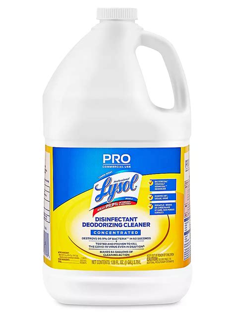 Lysol® All Purpose Cleaner Refill 1 Gallon Bottle S 25513 Uline