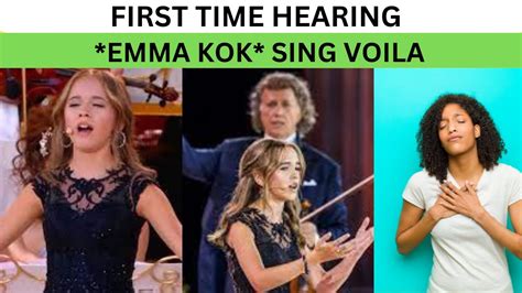 FIRST TIME HEARING 15 Year Old Emma Kok Sings Voilà André Rieu