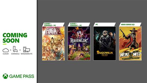 Xbox Game Pass De Nouveaux Titres Arrivent Sur Les Offres Pc Console