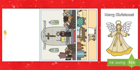 Merry Christmas Templates for Cards | Twinkl (teacher made)