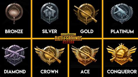 The Latest Pubg Mobile Rank Order 2023 Dunia Games