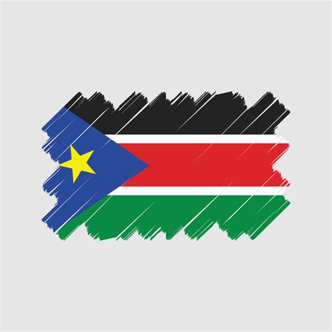 South Sudan Flag Vector Design. National Flag 11472926 Vector Art at ...