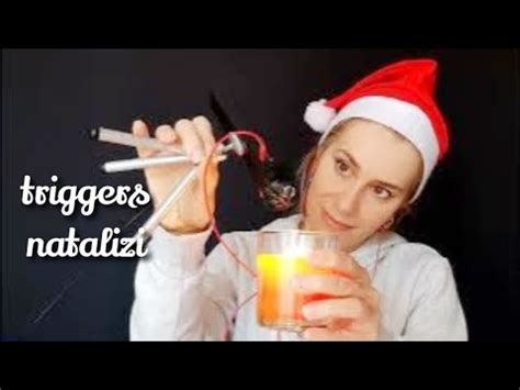 Ti Rilasso Con Triggers Natalizi Asmr Ita Whispering Tapping Youtube