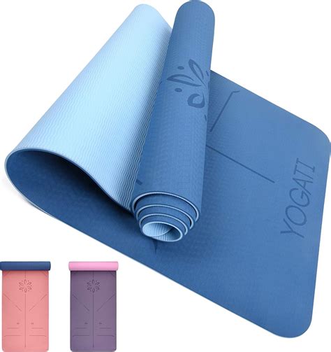 YOGATI Tapis Yoga Antidérapant et Epais Tapis de Yoga avec des