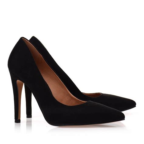 Scarpin Salto Alto Camur A Preto Uza Shoes Sapatos Femininos