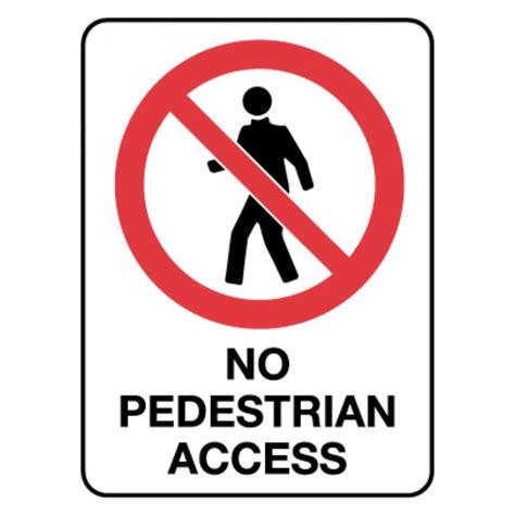 Printable Pedestrian Safety Signs