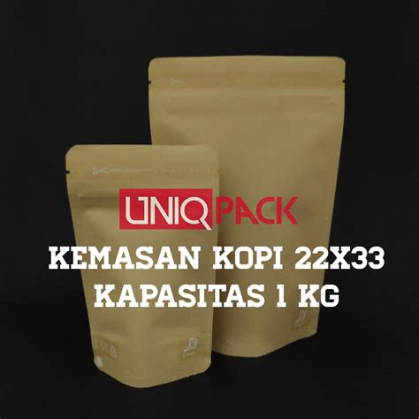 Jual Pcs Kemasan Kopi Kg X Kpack Paper Kertas Ecopack