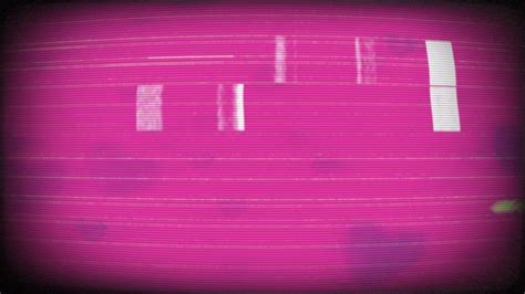 A Pink Television Screen With A Black Background 46548999 Stock Video