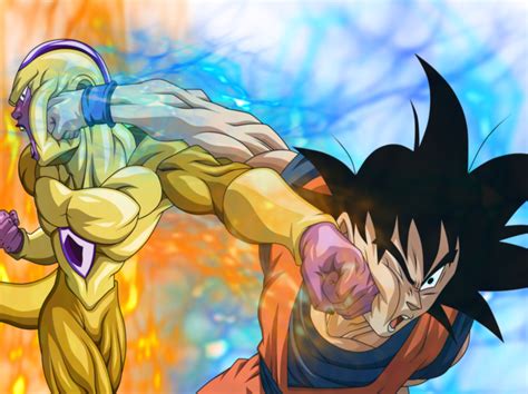 Goku Vs Golden Freezer By D Rr M X On Deviantart