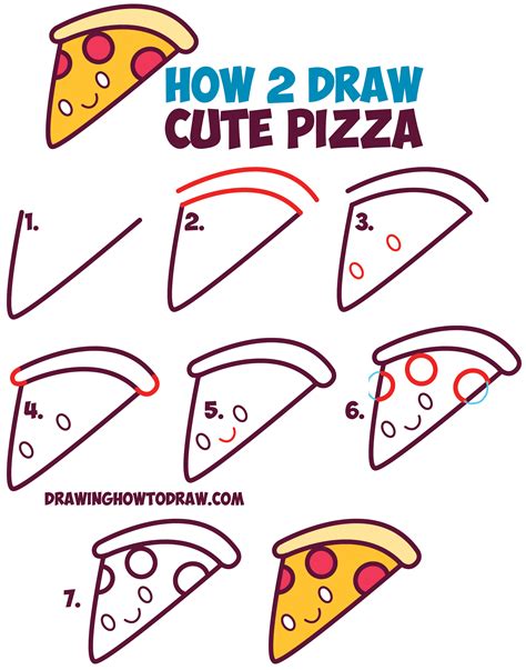 Cute Kawaii Food Drawings Step By Step Image Result For How To Draw