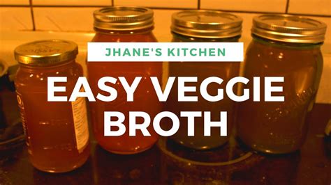 How To Save Money Make Your Own Vegetable Broth Youtube