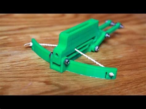 3D Printing A Crossbow! [Thingiverse Print Review] - YouTube