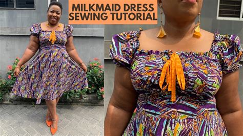 How To Sew A Milkmaid Dress Youtube