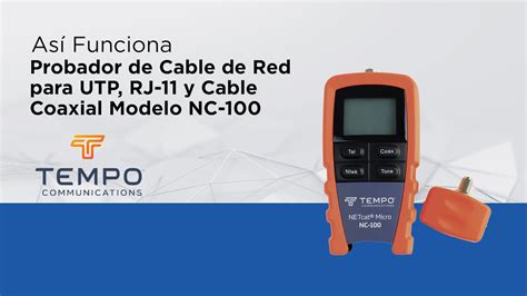 As Funciona Probador De Cable De Red Para Utp Rj Y Cable Coaxial